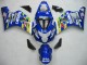 2004-2005 Suzuki GSXR 600 / GSXR 750 Motorcycle Fairings - Blue White Yellow Green Telefonica Motul MoviStar Canada