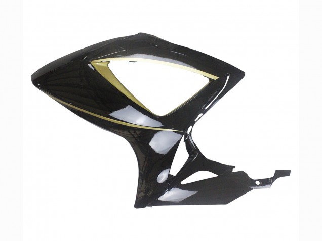 2006-2007 Suzuki GSXR 600 / GSXR 750 Motorcycle Fairings - Glossy Black Gold Stripe Canada