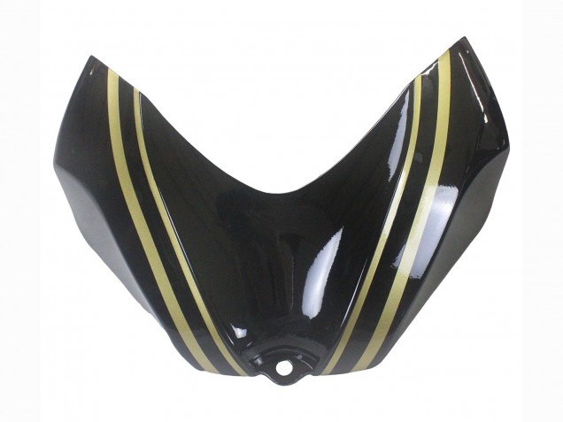 2006-2007 Suzuki GSXR 600 / GSXR 750 Motorcycle Fairings - Glossy Black Gold Stripe Canada