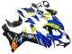 2011-2024 Suzuki GSXR 600 / GSXR 750 Motorcycle Fairings - Blue Yellow Canada
