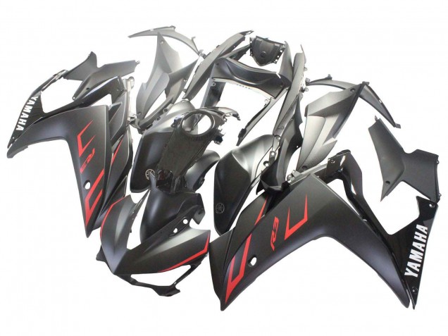 2015-2018 Yamaha YZF R3/R25 Motorcycle Fairings - Glossy Black Matte Black Red Canada