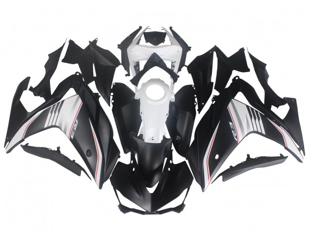 2015-2018 Yamaha YZF R3/R25 Motorcycle Fairing - White Red Matte Black Canada