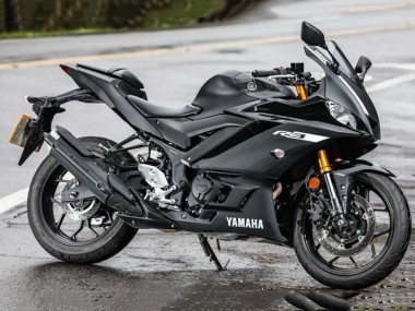 2019-2021 Yamaha YZF R3/R25 Motorcycle Fairings - Matte Black Silver Canada