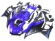 2022-2024 Yamaha YZF R3/R25 Motorcycle Fairing - Blue Matte Black Canada