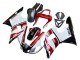 2000-2001 Yamaha YZF 1000 R1 Motorcycle Fairing - Red White Glossy Black Canada