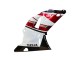 2000-2001 Yamaha YZF 1000 R1 Motorcycle Fairing - Red White Glossy Black Canada