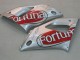2000-2001 Yamaha YZF 1000 R1 Motorcycle Fairings - Silver Red Fortuna Motul Canada