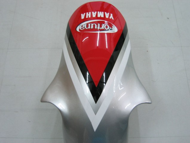 2000-2001 Yamaha YZF 1000 R1 Motorcycle Fairings - Silver Red Fortuna Motul Canada