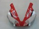 2000-2001 Yamaha YZF 1000 R1 Motorcycle Fairings - Silver Red Fortuna Motul Canada