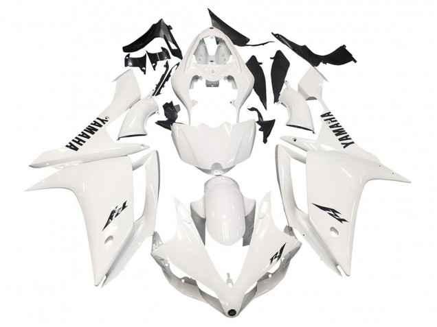 2007-2008 Yamaha YZF 1000 R1 Motorcycle Fairings - White Black Canada