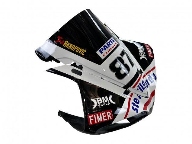 2009-2011 Yamaha YZF 1000 R1 Motorcycle Fairings - Glossy Black White Red Volvo Fimer Yamalube 87 Canada