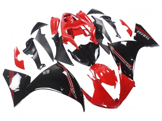 2009-2011 Yamaha YZF 1000 R1 Motorcycle Fairing - Red Black Canada