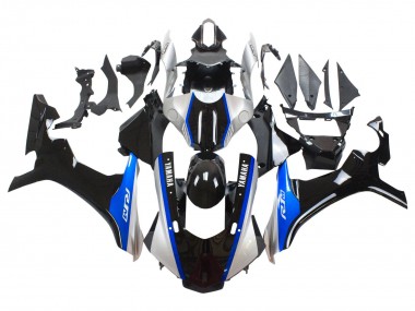 2015-2019 Yamaha YZF 1000 R1 Motorcycle Fairings - Silver Blue Glossy Black Canada