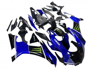 2015-2019 Yamaha YZF 1000 R1 Motorcycle Fairings - Blue Glossy Black Green Monster Canada
