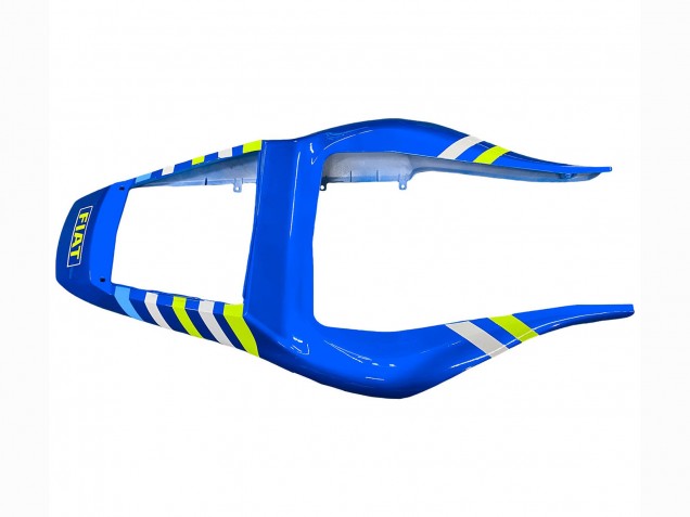 1998-2002 Yamaha YZF 600 R6 Motorcycle Fairings - White Blue Neon Yellow Fiat Motul Michelin Canada