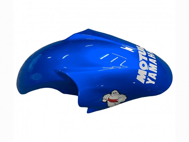 1998-2002 Yamaha YZF 600 R6 Motorcycle Fairings - White Blue Neon Yellow Fiat Motul Michelin Canada