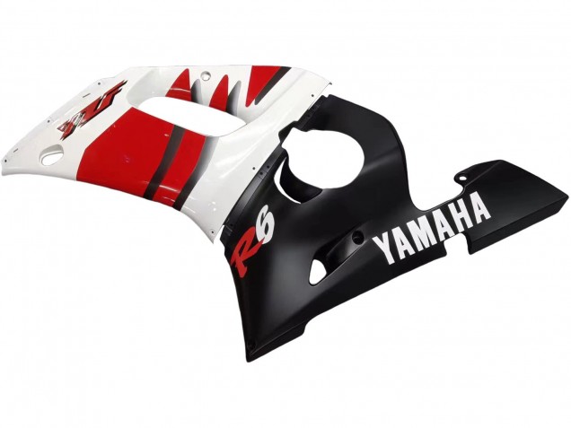 1998-2002 Yamaha YZF 600 R6 Motorcycle Fairings - White Red Glossy Black Canada