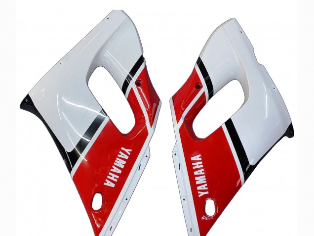 1998-2002 Yamaha YZF 600 R6 Motorcycle Fairings - White Red Black Petronas Yamalube 50th Canada