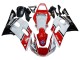 1998-2002 Yamaha YZF 600 R6 Motorcycle Fairings - White Red Black Petronas Yamalube 50th Canada