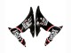 2003-2004 Yamaha YZF R6 Motorcycle Fairings - Glossy Black Red White Lucky Strike Motul Canada