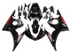 2003-2004 Yamaha YZF R6 Motorcycle Fairings - Glossy Black Red Canada