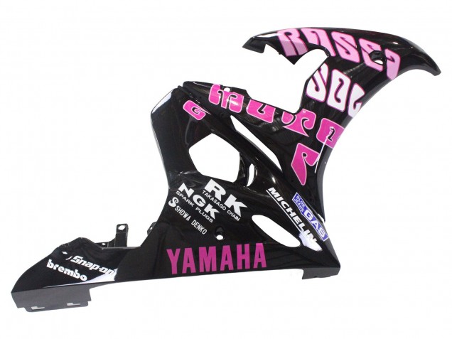 2003-2004 Yamaha YZF R6 Motorcycle Fairings - Yellow Pink Glossy Black Rossi Repsol 46 Canada