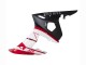 2003-2004 Yamaha YZF R6 Motorcycle Fairings - Red White Matte Black Canada
