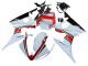 2003-2004 Yamaha YZF R6 Motorcycle Fairings - White Red Glossy Black Canada
