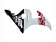 2003-2004 Yamaha YZF R6 Motorcycle Fairings - White Red Glossy Black Motul Canada