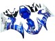 2005 Yamaha YZF 600 R6 Motorcycle Fairings - Blue White Red Motul Michelin Fiat Canada
