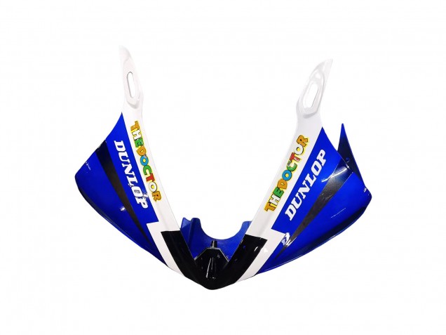 2005 Yamaha YZF 600 R6 Motorcycle Fairings - White Blue Dunlop Fiat Motul Canada