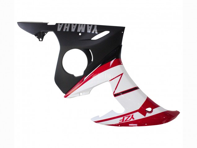 2005 Yamaha YZF 600 R6 Motorcycle Fairings - Red White Matte Black Canada