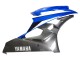 2006-2007 Yamaha YZF 600 R6 Motorcycle Fairings - Blue White Glossy Black Canada