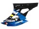 2006-2007 Yamaha YZF 600 R6 Motorcycle Fairings - Blue Neon Green Black Shark Canada