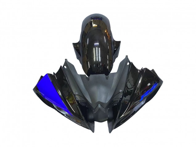 2008-2016 Yamaha YZF 600 R6 Motorcycle Fairings - Blue Glossy Black Canada