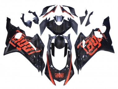 2008-2016 Yamaha YZF 600 R6 Motorcycle Fairings - Red Glossy Black Canada