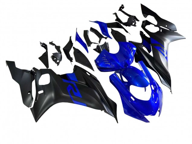 2017-2025 Yamaha YZF 600 R6 Motorcycle Fairings - Blue Matte Black Canada