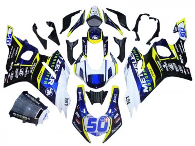 2017-2023 Yamaha YZF 600 R6 Motorcycle Fairings - White Yellow Blue Canada