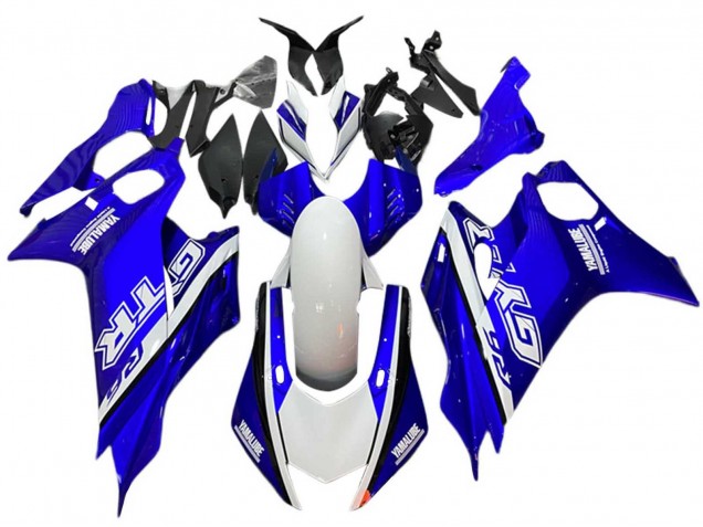 2017-2025 Yamaha YZF 600 R6 Motorcycle Fairings - White Blue GYTR Canada