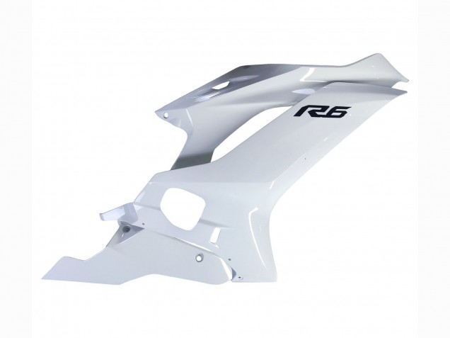 2017-2025 Yamaha YZF 600 R6 Motorcycle Fairings - White Canada