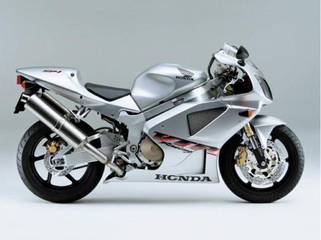 2000-2006 Honda VTR1000 Motorcycle Fairings - Silver White Racing Canada