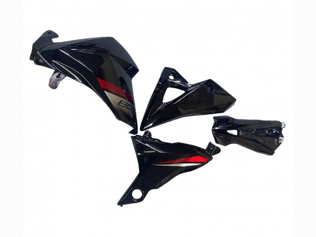 2013-2018 Kawasaki Z800 Motorcycle Fairings - Glossy Black Red Canada