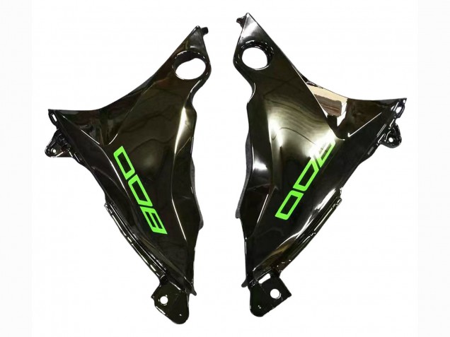 2013-2018 Kawasaki Z800 Motorcycle Fairings - Green Glossy Black Canada