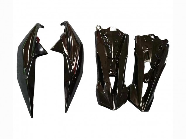 2013-2018 Kawasaki Z800 Motorcycle Fairings - Green Glossy Black Canada
