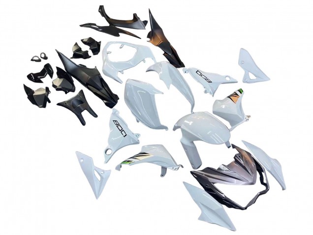 2013-2018 Kawasaki Z800 Motorcycle Fairings - White Green Silver Black Canada
