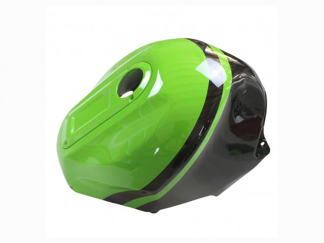 2002-2006 Kawasaki ZX12R Motorcycle Fairing - Green Glossy Black Elf Touch4 Monster Canada