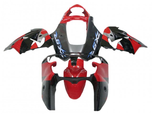 2002-2006 Kawasaki ZX12R Motorcycle Fairings - Red Black Blue Canada