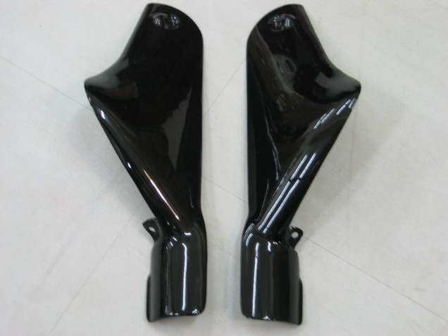 2000-2001 Kawasaki ZX9R Motorcycle Fairings - Glossy Black White West Canada
