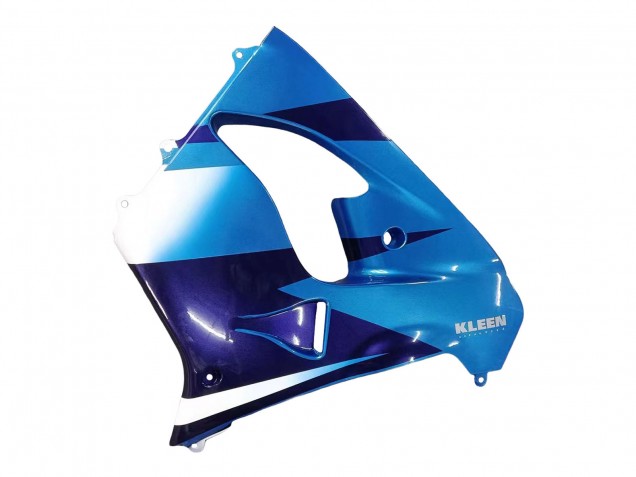 2000-2001 Kawasaki ZX9R Motorcycle Fairings - Blue Black Canada