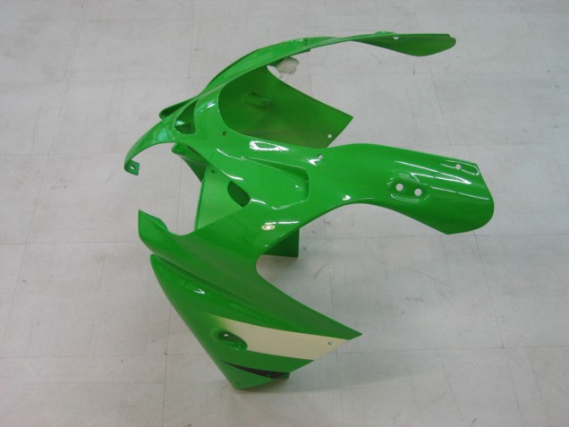 2000-2001 Kawasaki ZX9R Motorcycle Fairings - Green Silver Black Canada